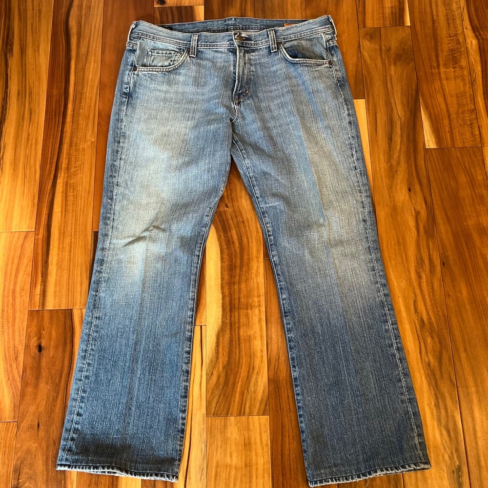 Citizens of Humanity Jagger Bootcut Jeans Mens 38x31 Blue Medium Wash Z-Fly 609 - Picture 3 of 16